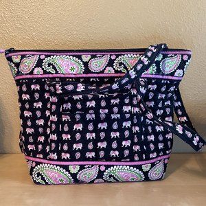RETIRED Vera Bradley Pink Elephants Small Vera